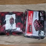 Treksafe Heated Blanket And White River Sherpa Throw Combo. Fixed Price $34.99.