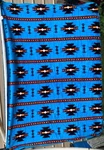 Regal Comfort Native Turquoise Fleece Lined Soft Flannel Throw Blanket 50" X 70". Fixed Price $17.00.