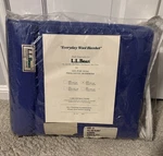 New L.l. Bean Wool Blanket Full 86X90 Blueberry Made In Usa Mothproof Faribo. Fixed Price $119.00.