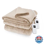 Sunbeam Royal Posh Velvet Heated Electric Blanket Queen Size 90 X 84 12. Fixed Price $125.52.