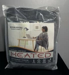 Berkshire Heated Wearable Throw Blanket Gray 58X64 Auto Shut-off Settings. Fixed Price $30.00.