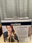 Vintage Cannon Softie Wrap One Size 3 1 Zipper Blanket Throw Beige Red New. Fixed Price $39.99.