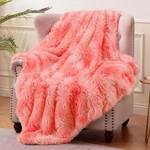 Exclusivo Mezcla Fuzzy Faux Fur Throw Blanket, Reversible Shaggy Sherpa Fleec.... Fixed Price $29.85.