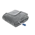 Electric Heated Plush Throw Blanket (60"X70") Gray - Beautyrest. Fixed Price $24.99.