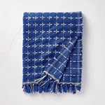 Patterned Throw Blanket Light Blue - Hearth & Hand With Magnolia. Fixed Price $12.99.