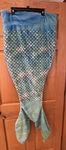 Comfy Tails Mermaid Blue Green Aqua 21 X 44 In Fleece Cozy Blanket Soft. Fixed Price $16.95.