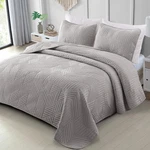 Ultrasonic King Quilt Bedding Set, Lightweight Grey Bedspreads Soft Modern. Fixed Price $66.29.