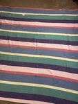 Vintage Ralph Lauren Striped Multicolor Blanket 66X90 Read. Fixed Price $150.00.
