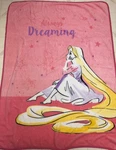 Disney Rapunzel Always Dreaming Pink Fleece Throw Blanket Tangled Sparkles K9. Fixed Price $27.98.