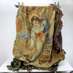 Lena Liu Angel Design Cotton Throw Blanket Manual Textile North Carolina. Fixed Price $40.70.
