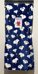 Berkshire Peanuts Snoopy Woodstock Royal Blue Plush Throw Blanket 60X70. Fixed Price $55.25.