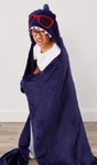 Kids Shark Hooded Blanket Wearable Throw Costume Plush Animal Play Fun. Fixed Price $29.00.