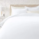 Amazon Basics Lightweight Microfiber 3 Piece Duvet Cover Set Full/queen - White. Fixed Price $24.99.
