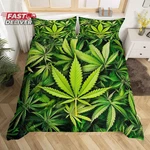 Feelyou Marijuana Leaf Bedding Set Cannabis Leaves Comforter Cover Men Adult. Fixed Price $53.09.