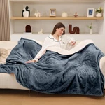 Heated Throw Blanket, Electric With 5 Heating Levels & 4 Hours .... Fixed Price $55.28.