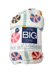 The Big One Our Favorite Plush Throw Blanket Oversized 5X6 Candy Print Holiday. Fixed Price $19.99.