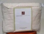 New Concierge Collection Microfleece Ultra Soft Full/queen Blanket Ivory Shophq. Fixed Price $19.89.