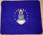 Air Force 46X60 Lightweight Super Soft Micro Raschel Throw Blanket Military. Fixed Price $22.22.