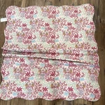 Rachel Zoe Tiger Jungle Throw Blanket Pink Floral 50X60 Quilted Polyester. Fixed Price $29.99.