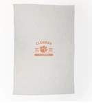 Clemson Tigers Blanket Sublimated Logo Ncaa Heavyweight 54" X 84" Tailgating. Fixed Price $64.99.