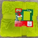 The Grinch Embossed Blanket Throw Plush Green 50"X70" Dr. Seuss Hobby Lobby New. Fixed Price $29.99.