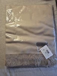 Sferra Bristol Fringed Throw Taupe 51 X 71. Fixed Price $65.00.