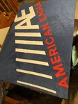 New American Eagle Outfitters Fleece Throw Blanket 50 X 60. Fixed Price $10.00.