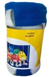 &ms World Fleece Throw Blanket Chocolate Candy 50 X 60 Mms Characters. Fixed Price $9.07.