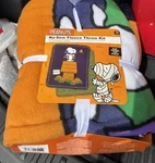 Snoopy Woodstock Vampires Halloween Sew Fleece Throw Kit 2018 72X60 Peanuts. Fixed Price $49.99.