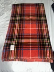 Ralph Lauren Throw Blanket Lrl Patch Red Plaid Tartan Cabin 60X70 Soft Plush. Fixed Price $59.99.