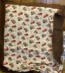 Radar Springs Cars Fleece Blanket Throw Handmade 47 X 56 New. Fixed Price $26.50.