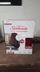 Sunbeam Velvet Heated Throw With 4 Settings Remote Control Auto-off 50X60. Fixed Price $48.95.