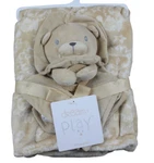 Dream Play Lion Security Blanket Lovey Set Tan Fleece Plush Soft Infant Boys Nwt. Fixed Price $29.66.