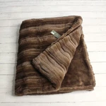 Tahari Faux Fur Throw Blanket Brown Luxurious Plush. Fixed Price $149.99.