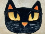 2021 Target Hyde & Eek Boutique Black Cat Shaped Halloween Throw Pillow. Fixed Price $25.99.