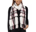 Charter Club Chenille Ultra Soft Plaid Women's Winter Scarf Wrap -pink / White. Fixed Price $15.00.