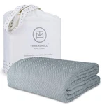 Threadmill Luxury Cotton Blankets For Queen (90" 92"), Scottish Grey. Fixed Price $109.36.