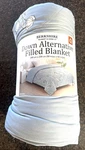 Berkshire Down Alternative Filled Blanket Queen Size 98"X92". Fixed Price $26.99.