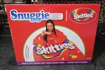 Snuggie Skittles Wearable Fleece Blanket With Sleeves New. Fixed Price $23.00.