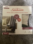 Sunbeam Heated Throw Blanket Reversible Sherpa/royal Mink 3 Settings O.... Fixed Price $60.00.