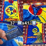 Rare Club Deportivo America Soccer Heavy Poncho Blanket Providencia Excel. Fixed Price $80.00.