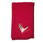Woolrich Blanket Throw Snowman Christmas Red Country Fleece 50"X60". Fixed Price $39.75.