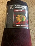 New Chicago Blackhawks Nhl Hockey Team Fade Fleece Throw Blanket. Fixed Price $18.00.