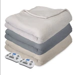 Serta Comfort Plush Warming Blanket Queen Sand. Fixed Price $109.99.