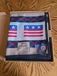 Pendleton Navajo Codetalker American Flag Blanket 64" X 80" Nwt Beaver State Vtg. Fixed Price $450.00.