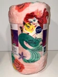Disney Princess Ariel The Little Mermaid Plush Throw Blanket 5FT X 6FT Soft New. Fixed Price $34.19.