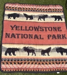 Yellowstone National Park Soft Warm Fleece Throw Blanket By Earth Ragz 50 "x 54". Fixed Price $24.00.