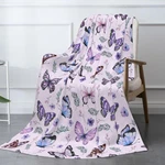 Butterflies Blanket Throw - Soft Warm Flannel Fleece For Women & Men,.... Fixed Price $25.27.