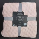 Hotel Signature Collection Twin Size Shiny Velvet Jaquard Blanket Light Pink New. Fixed Price $43.96.