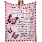 Uhankru Blankets From Sister, Gifts Sisters, Birthday. Fixed Price $23.68.